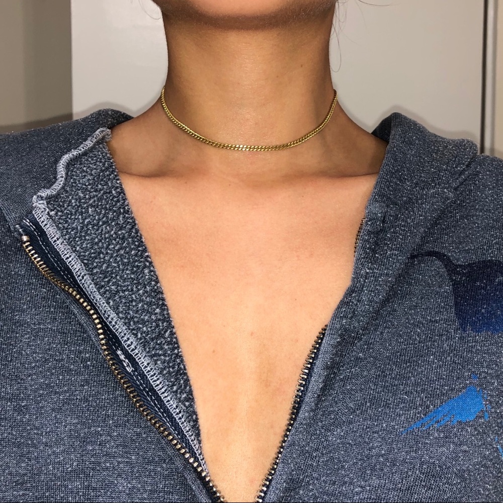 The M Jewelers Curb Chain Choker